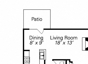 2 Bedroom 1 Car Garage (Styles Vary)